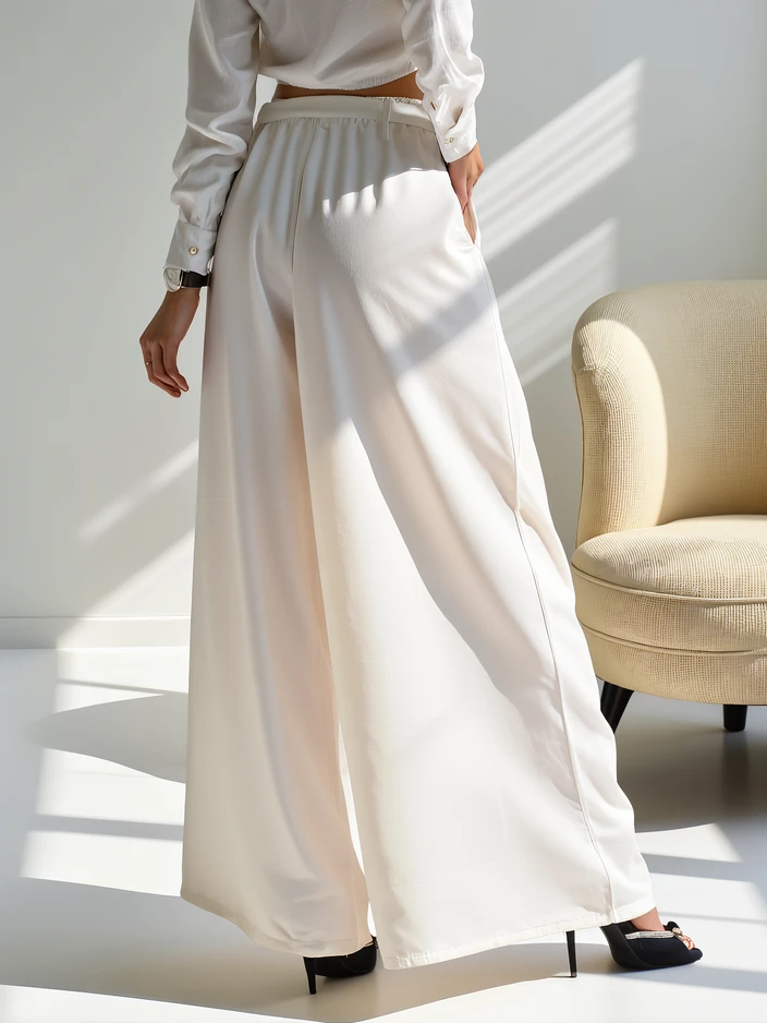 Royalfashion Široké dámske nohavice