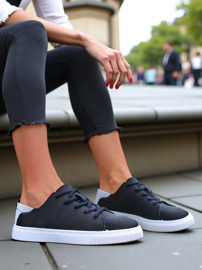 Royalfashion Dámske textilné športové topánky Esellaf