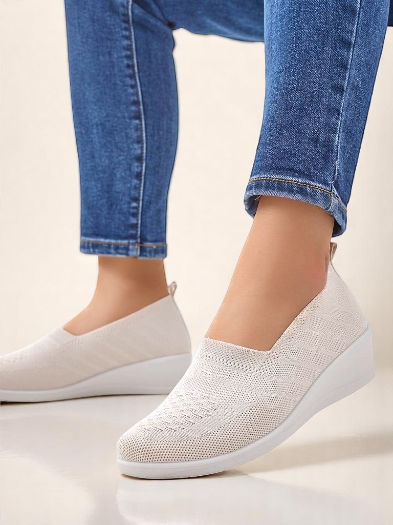 Royalfashion Dámske mokasíny na nízkej wedge Epoles