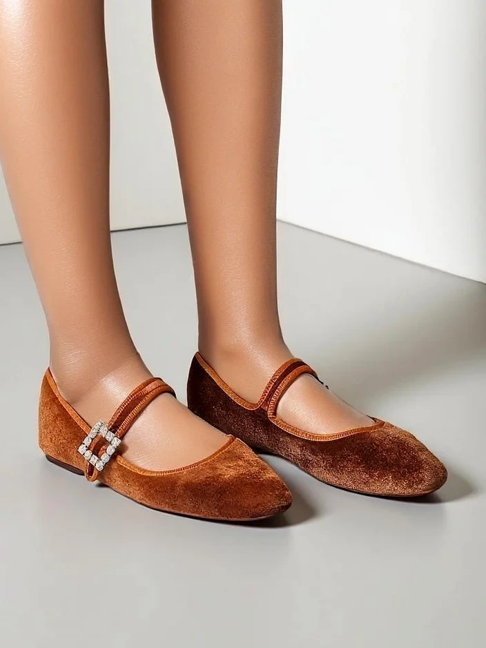 Royalfashion Dámske baleríny a' la zamat s prackou a remienkom Enribes