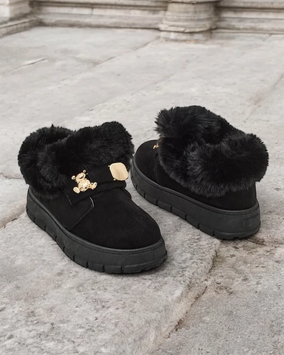 Royalfashion Dámske krátke čižmy a'la snow boots Dobis