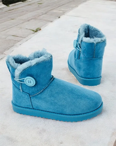 Royalfashion Dámske krátke čižmy a'la snow boots Malla