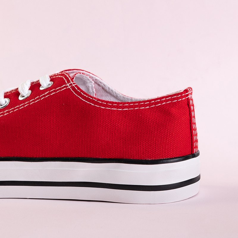 Dámske červené tenisky Gabrela - Obuv