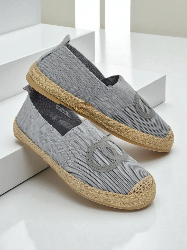 Ženske espadrile Callista Verde – semiš, raven podplat, zelene