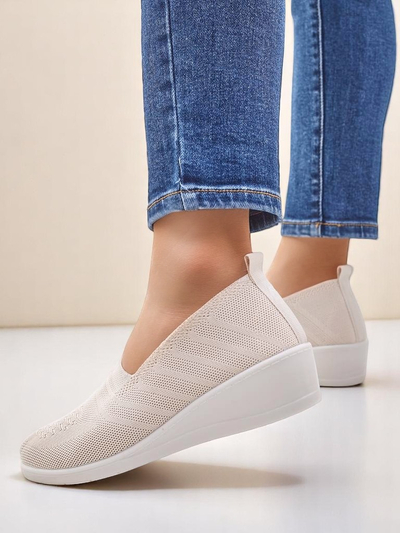 Royalfashion Dámske mokasíny na nízkej wedge Epoles