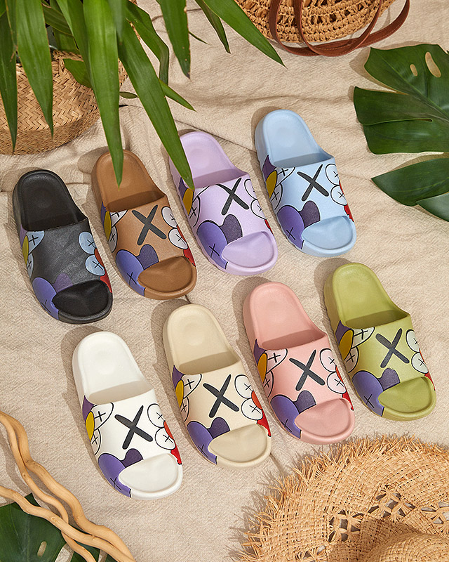 Zelené dámske papuče značky Elmino - Footwear