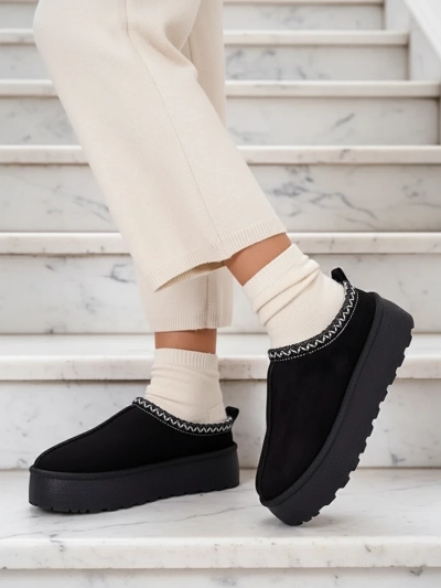 Royalfashion Dámske krátke čižmy Zommy a'la snow boots