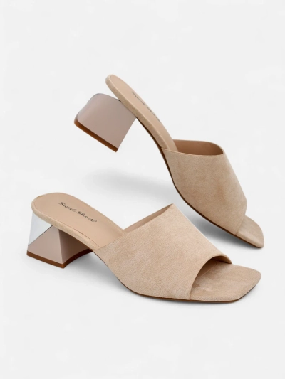 Dámske šľapky Royalfashion s dekoratívnymi opätkami Vollatie