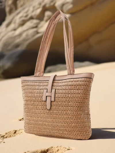 Royalfashion Veľká slamenná kabelka pre ženy