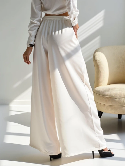 Royalfashion Široké dámske nohavice