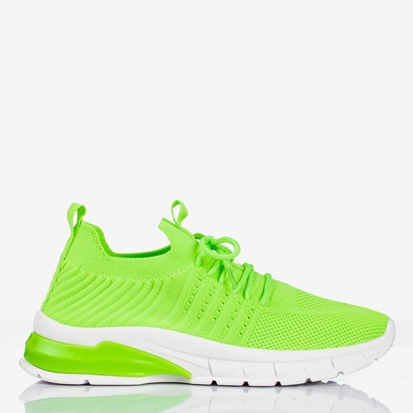 Neon zelené dámské sportovní boty Brighton - Footwear 1