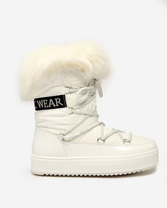 Royalfashion Šnurovacie čižmy a'la snow boots with fur Heccti