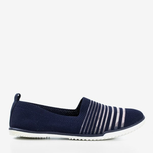 Navy slip-on tenisky Yeqa - Obuv 1