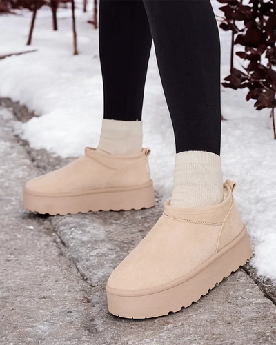 Royalfashion Dámske krátke čižmy a'la snow boots Ozozi