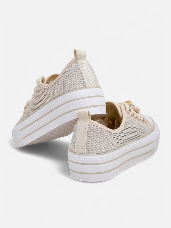 Royalfashion Dámske perforované sneakers s ozdobami Osdo