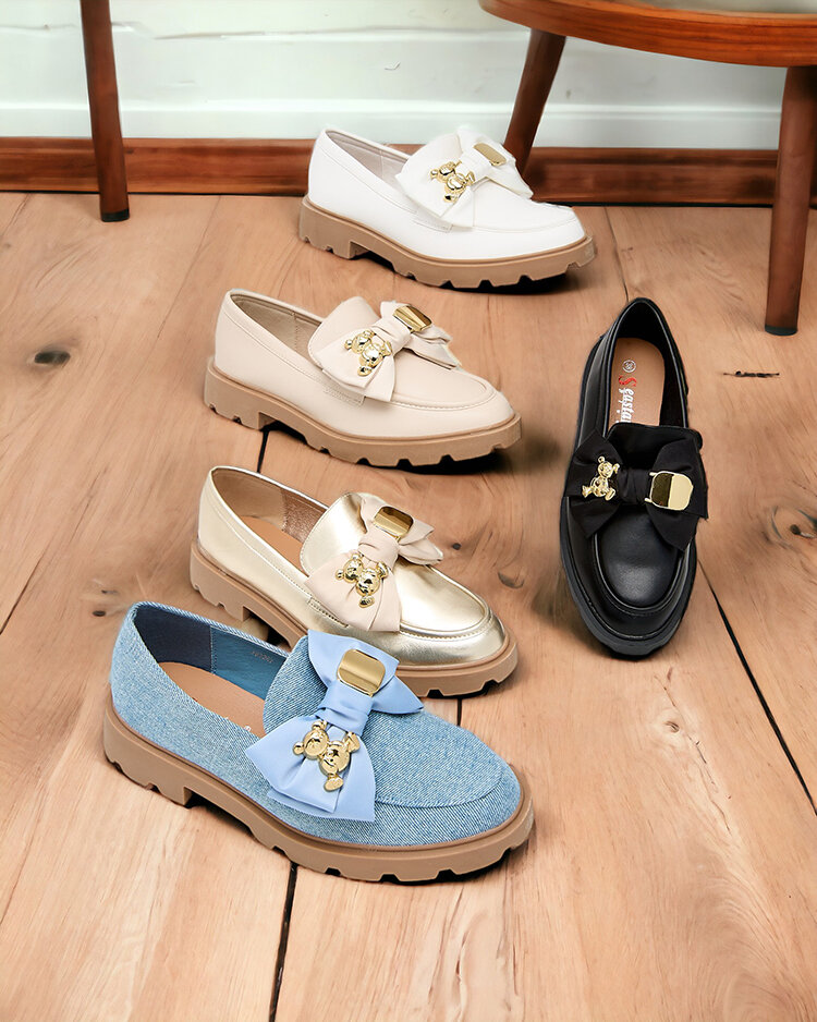 Royalfashion Mokasíny s mašľou na priehlavku Asedase