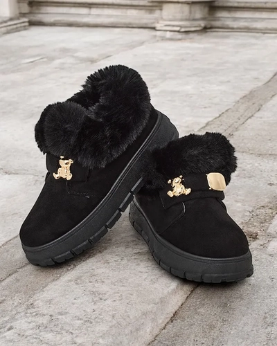 Royalfashion Dámske krátke čižmy a'la snow boots Dobis