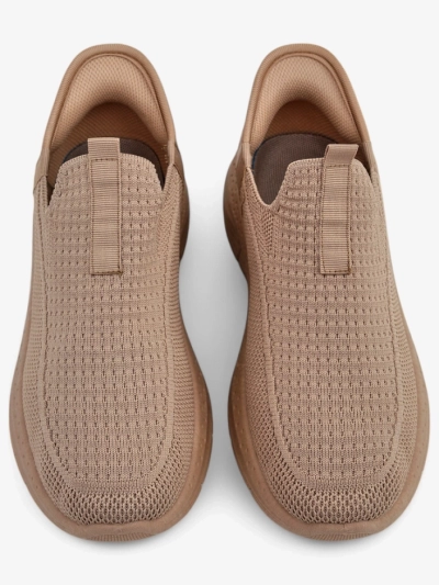 Ženski čevlji na navlačenje Selene Bež – udobne superge s plosko peto