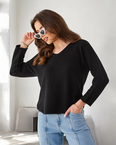 Royalfashion Viskózový tenký dámsky sveter