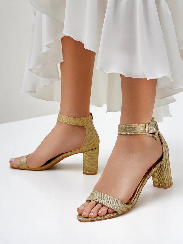 Royalfashion Glitrové dámske sandále Montrea