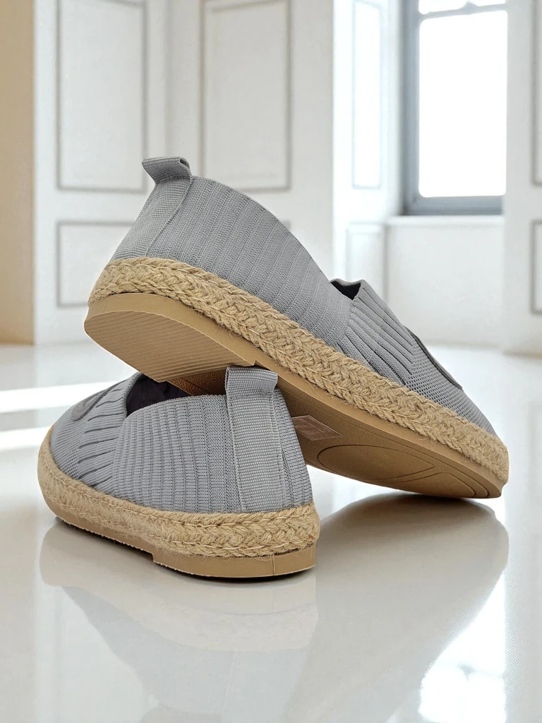 Ženske espadrile Callista Verde – semiš, raven podplat, zelene