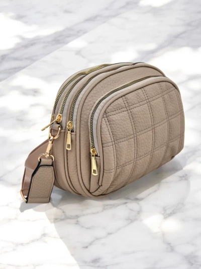 Royalfashion Oválny malý dámsky kabelka vyrobená z eko-kože