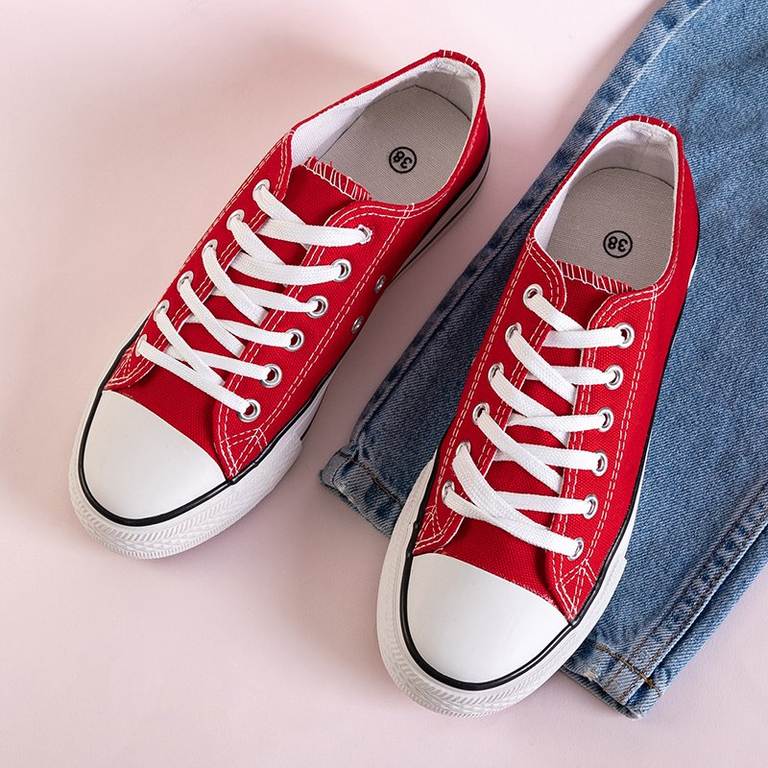 Dámske červené tenisky Gabrela - Obuv