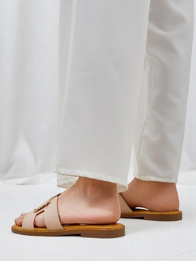 Royalfashion dámske dekoratívne šľapky s ornamentom Crattes