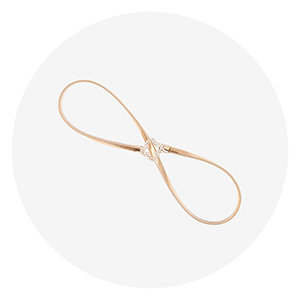 Zlatý elastický dámsky opasok so zirkónmi - Doplnky