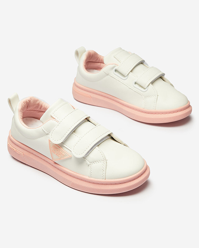 Bielo-ružová detská športová obuv Yovoy- Obuv