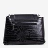 Čierna dámska kabelka s potlačou zvierat - Kabelky