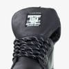 Dámske čierne turistické topánky s kožušinou Rostorie - Obuv