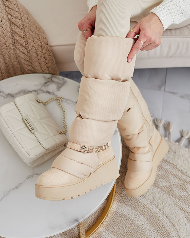 Royalfashion Dámske čižmy a'la snow boots Dertrata