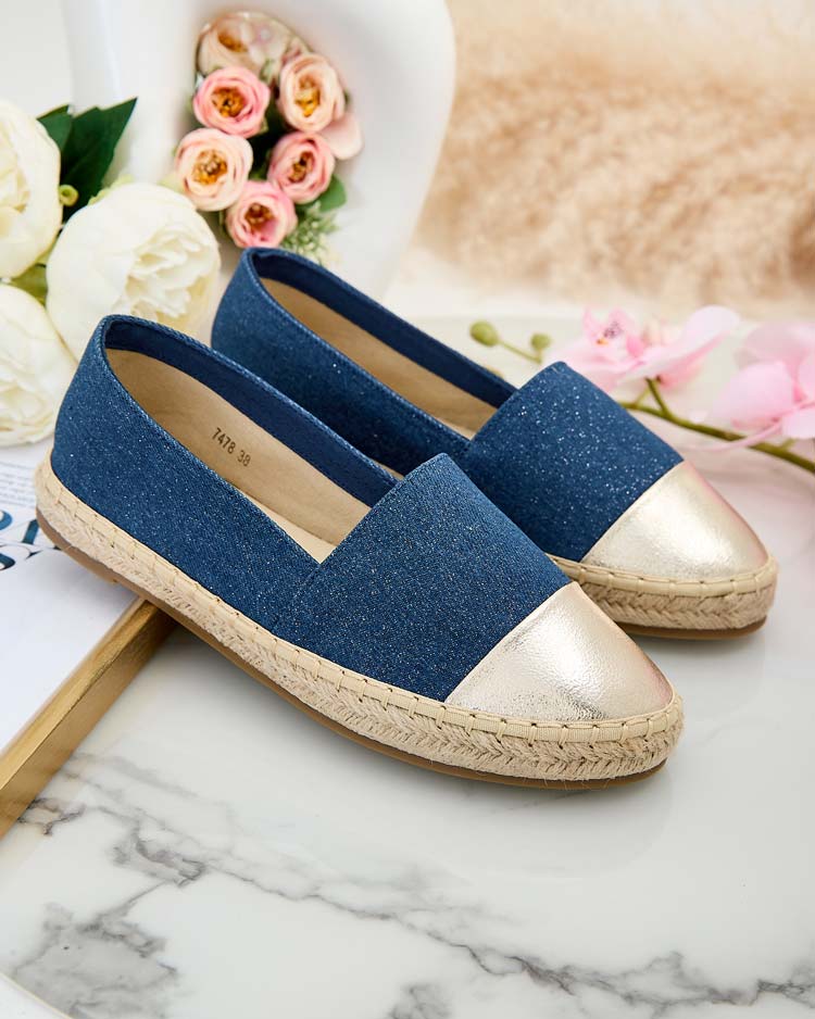 Royalfashion Dámske espadrilky a'la denim Anerta