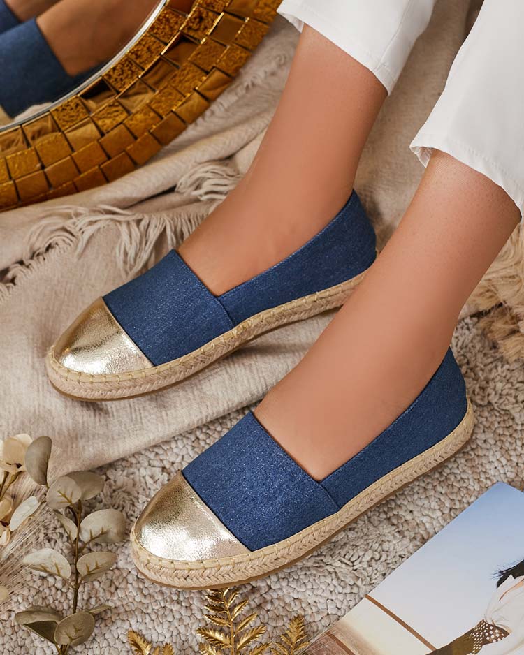 Royalfashion Dámske espadrilky a'la denim Anerta