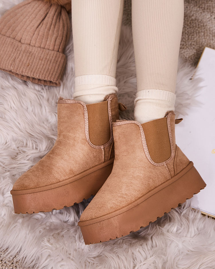 Royalfashion Topánky a'la snow boots for women Ropoppo